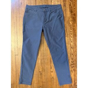 Lululemon ABC Slim-Fit 5 Pocket Pant 32"L *Utilitech blue-gray shade